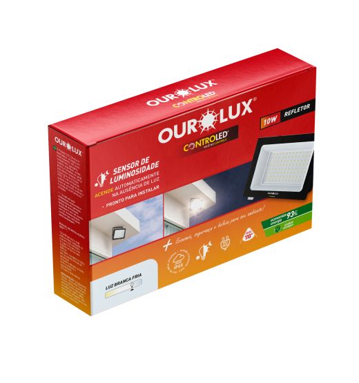 Refletor CONTROLED SENSOR de LUMINOSIDADE  10W  6500K