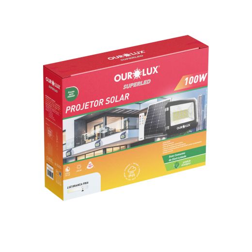 Projetor  SOLAR 100W  6500K   IP65