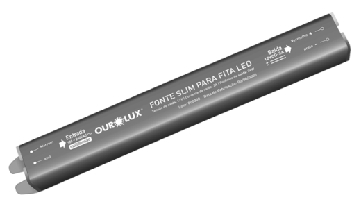 Fonte Slim para Fita LED   24W  2A  