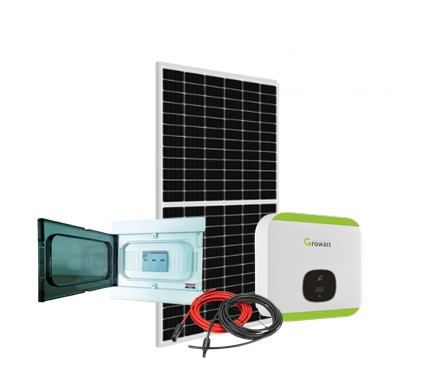 Gerador Solar 6,54KWP - 3,0KW Growatt - 1x220V - Telha Metalica/Madeira - Ourolux