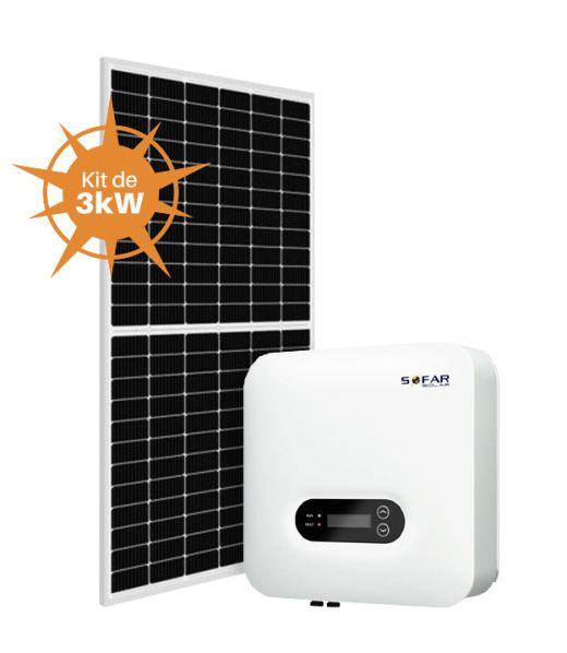 Gerador Solar 3,36 kWp - 3kW - 1x220V - Telha Fibrocimento