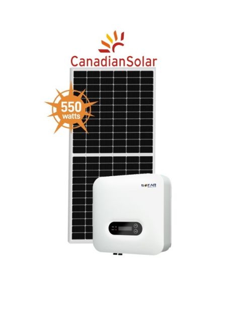 Gerador Solar 4,95kwp - 5kw Sofar  - 1x220V Canadian