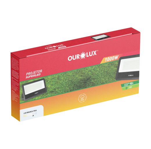 PROJETOR SUPERLED SLIM 1000W BIV 6500K - ALTA POTÊNCIA