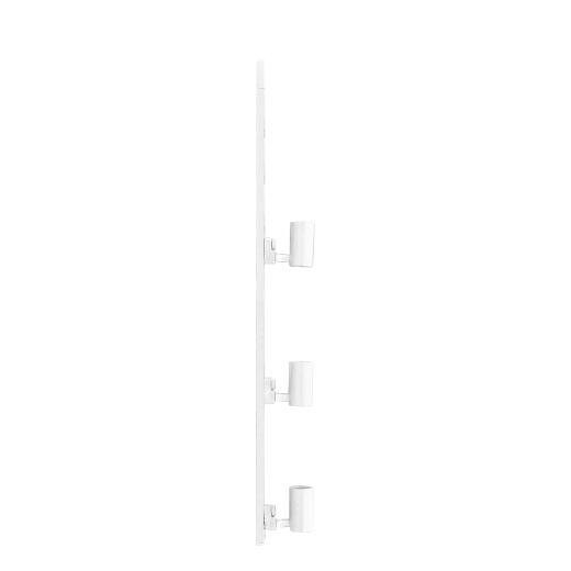 KIT 3 SPOTS com TRILHO BRANCO 1M  10W  3000K